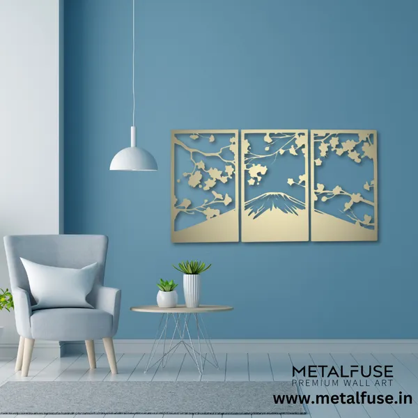 Metal_Wall_Art_for_Home_Decoration__|_Sakura_Cherry_Blossom__|_Gold
