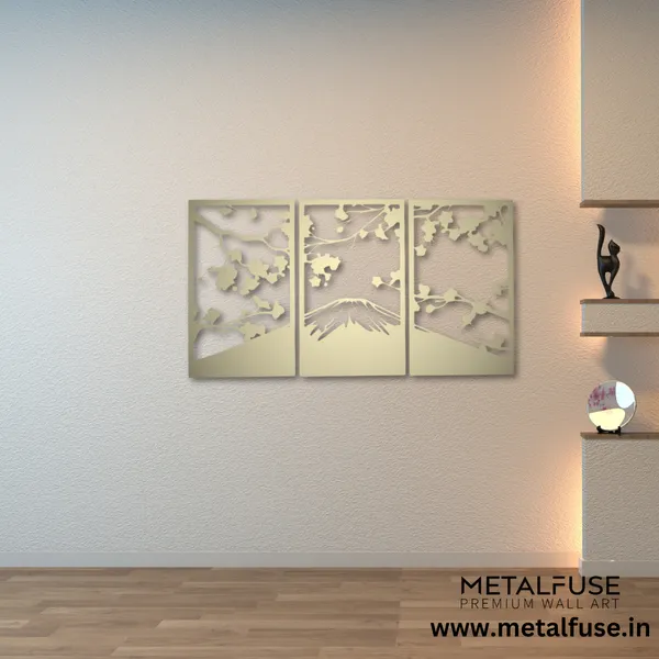 Metal_Wall_Art_for_Home_Decoration__|_Sakura_Cherry_Blossom__|_Gold