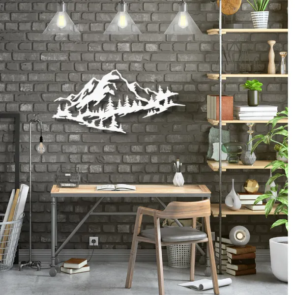 Metal_Wall_Art_for_Home_Decoration__|_Mountain_Range__|_White
