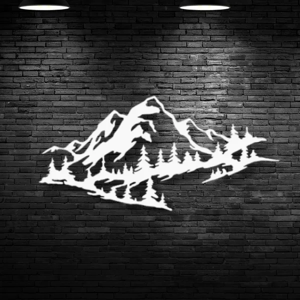 Metal_Wall_Art_for_Home_Decoration__|_Mountain_Range__|_White