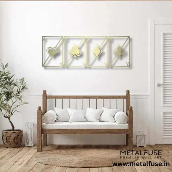 Metal_Wall_Art_for_Home_Decoration__|_Quad_Aces__|_Gold