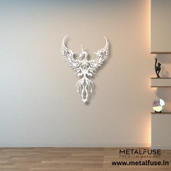 Metal_Wall_Art_for_Home_Decoration__|_Rising_Phoenix__|_White