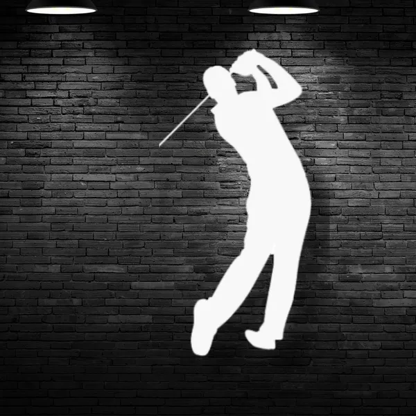 Metal_Wall_Art_for_Home_Decoration__|_Golf_Swing__|_White