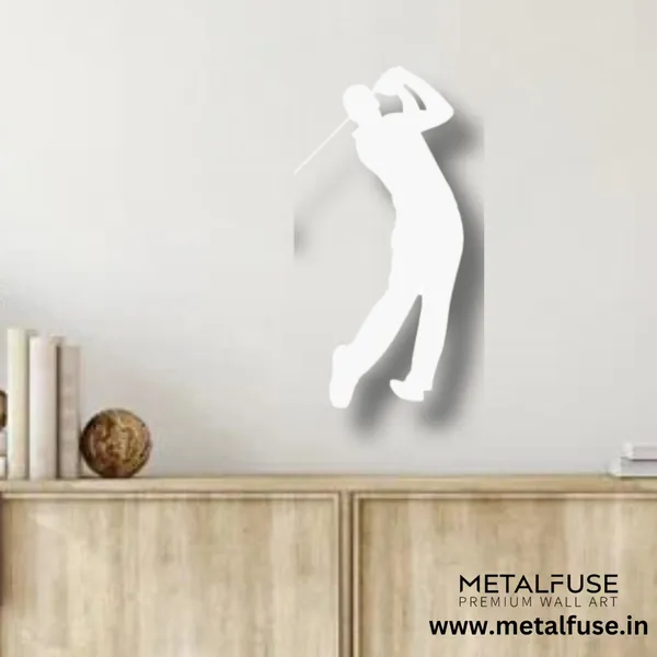 Metal_Wall_Art_for_Home_Decoration__|_Golf_Swing__|_White