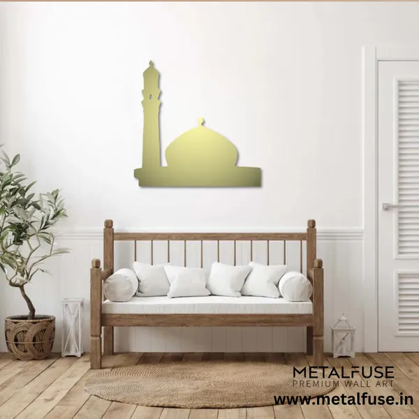 Metal_Wall_Art_for_Home_Decoration__|_Mosque__|_Gold