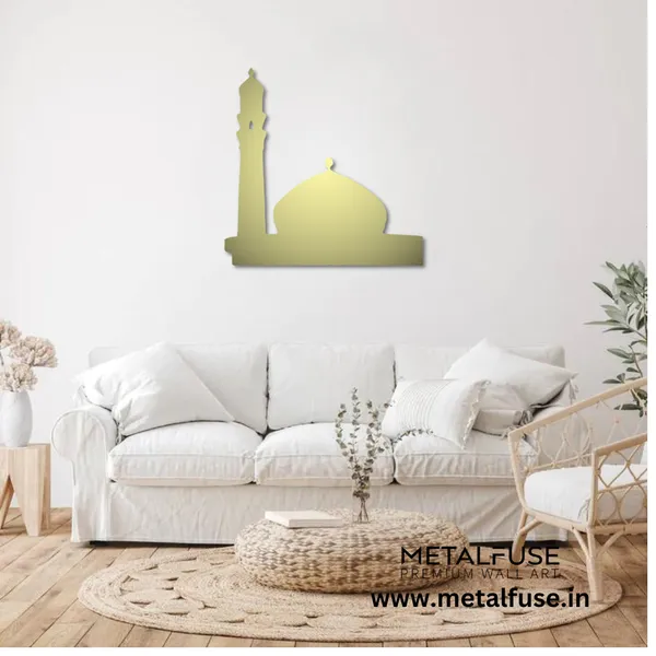 Metal_Wall_Art_for_Home_Decoration__|_Mosque__|_Gold