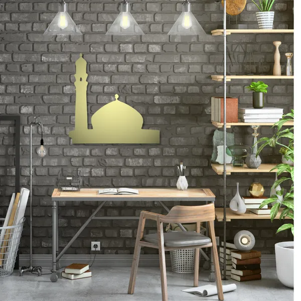 Metal_Wall_Art_for_Home_Decoration__|_Mosque__|_Gold