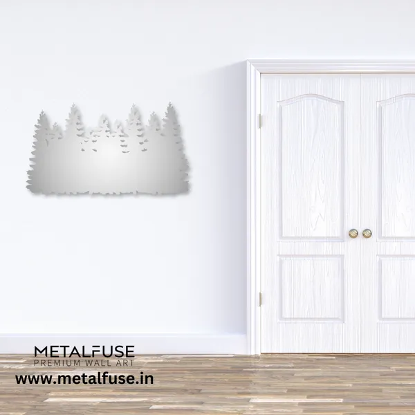 Metal_Wall_Art_for_Home_Decoration__|_Pine_Trees_Metal-_Wall_Art_|_Silver