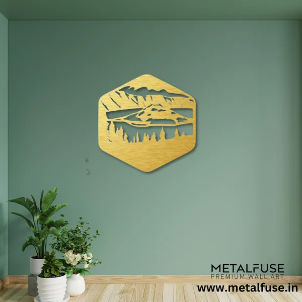 Metal_Wall_Art_for_Home_Decoration__|_Crater_Lake__|_Gold