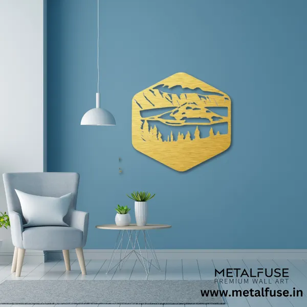 Metal_Wall_Art_for_Home_Decoration__|_Crater_Lake__|_Gold