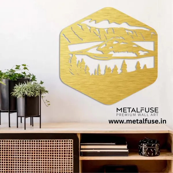 Metal_Wall_Art_for_Home_Decoration__|_Crater_Lake__|_Gold
