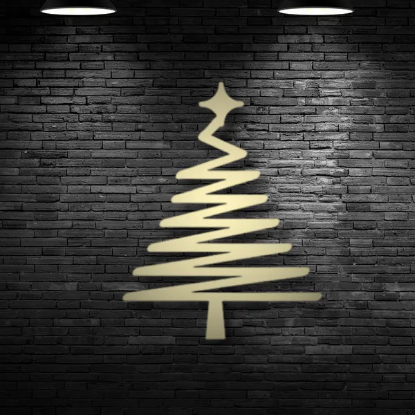 Metal_Wall_Art_for_Home_Decoration__|_Abstract_Christmas_Tree__|_Gold