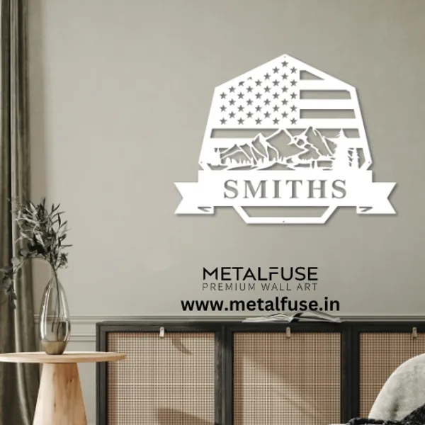 Metal_Wall_Art_for_Home_Decoration__|_American_Monogram__|_White