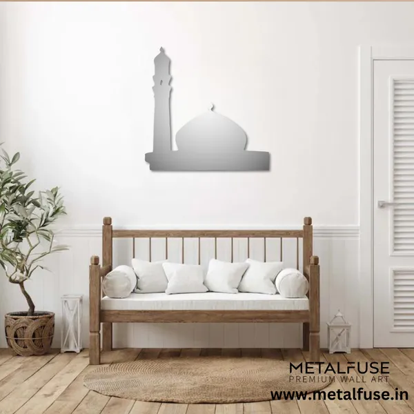 Metal_Wall_Art_for_Home_Decoration__|_Mosque__|_Silver