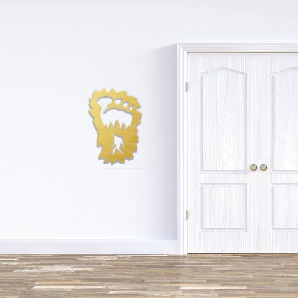 Metal_Wall_Art_for_Home_Decoration__|_Bigfoot_Foot_Print__|_Gold