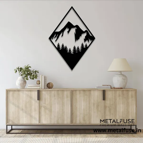 Metal_Wall_Art_for_Home_Decoration__|_Diamond_Mountain__|_Black
