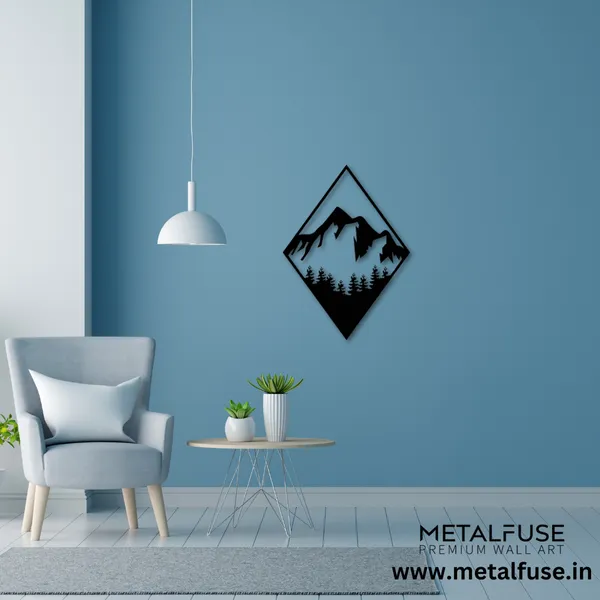 Metal_Wall_Art_for_Home_Decoration__|_Diamond_Mountain__|_Black