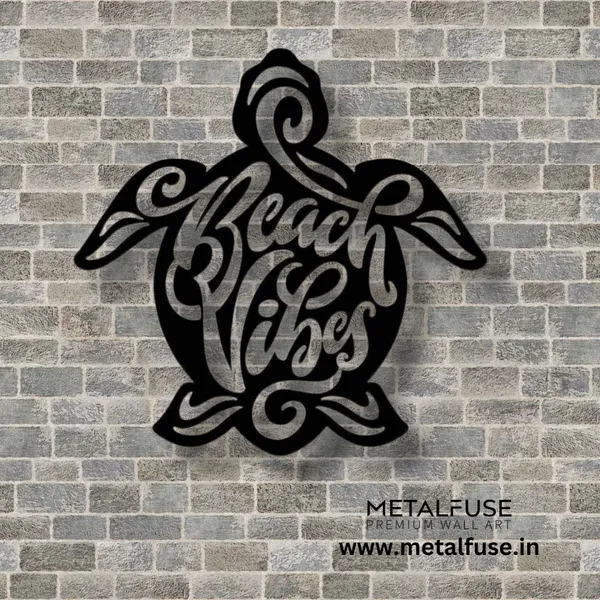 Metal_Wall_Art_for_Home_Decoration__|_Beach_Vibes_Turtle__|_Black