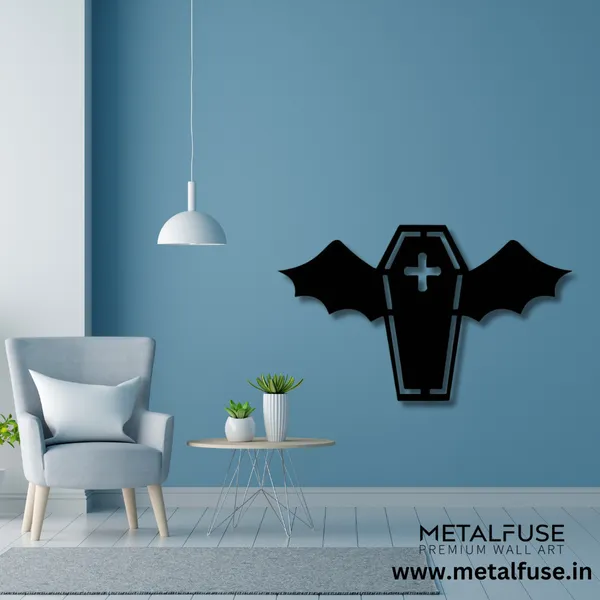 Metal_Wall_Art_for_Home_Decoration__|_Vampire_Coffin__|_Black