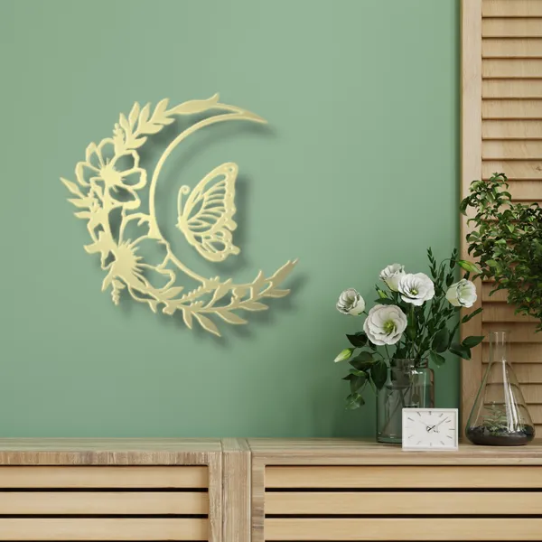 Metal_Wall_Art_for_Home_Decoration__|_Flower_Moon__|_Gold