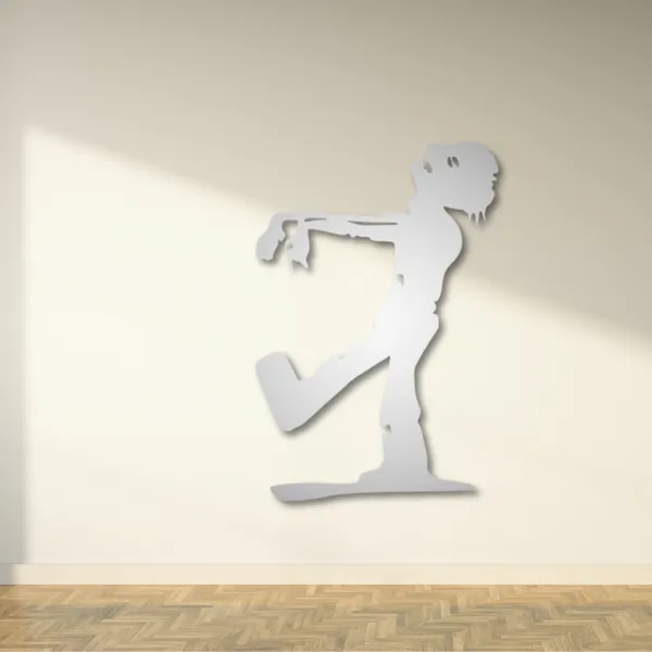 Metal_Wall_Art_for_Home_Decoration__|_Walking_Zombie__|_Silver