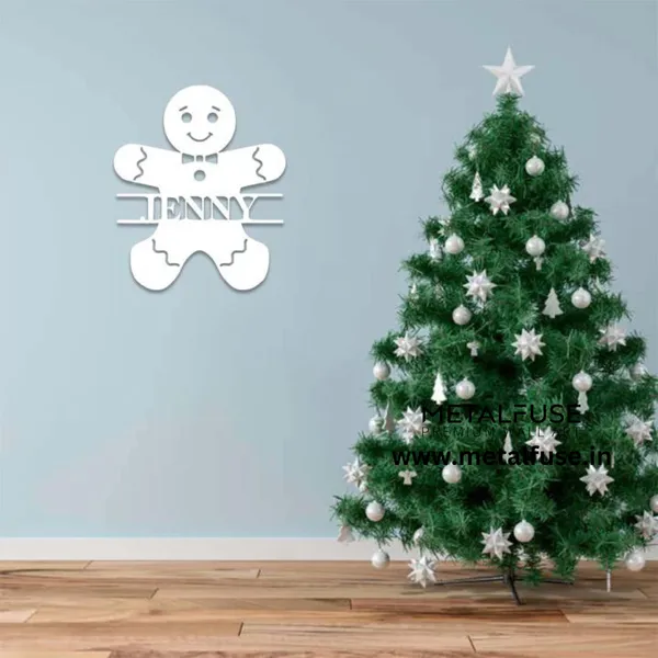 Metal_Wall_Art_for_Home_Decoration__|_Gingerbread_Man_Monogram__|_White