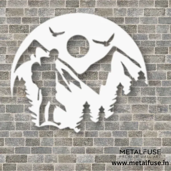 Metal_Wall_Art_for_Home_Decoration__|_Mountain_Hiking__|_White