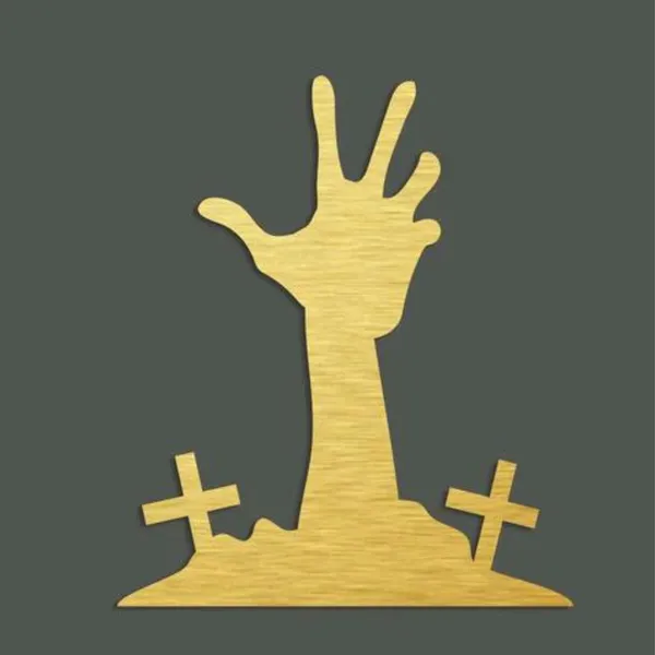 Metal_Wall_Art_for_Home_Decoration__|_Zombie_Hand__|_Gold