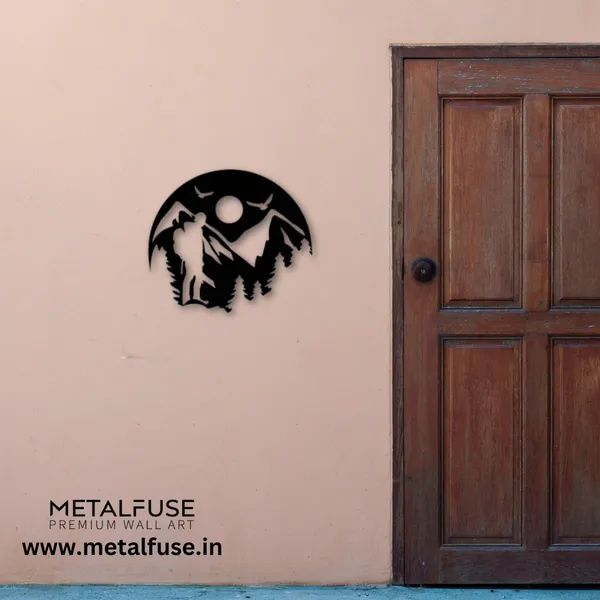 Metal_Wall_Art_for_Home_Decoration__|_Mountain_Hiking__|_Black