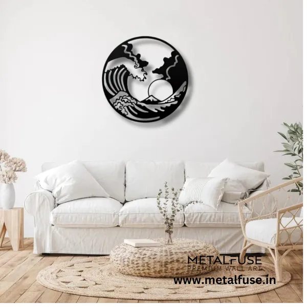Metal_Wall_Art_for_Home_Decoration__|_The_Great_Wave__|_Black