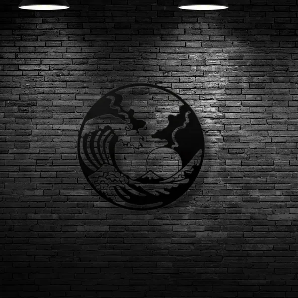 Metal_Wall_Art_for_Home_Decoration__|_The_Great_Wave__|_Black
