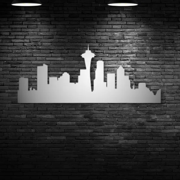 Metal_Wall_Art_for_Home_Decoration__|_Seattle_Skyline__|_Silver