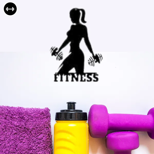 Metal_Wall_Art_for_Home_Decoration__|_Dumbbell-__|_Black