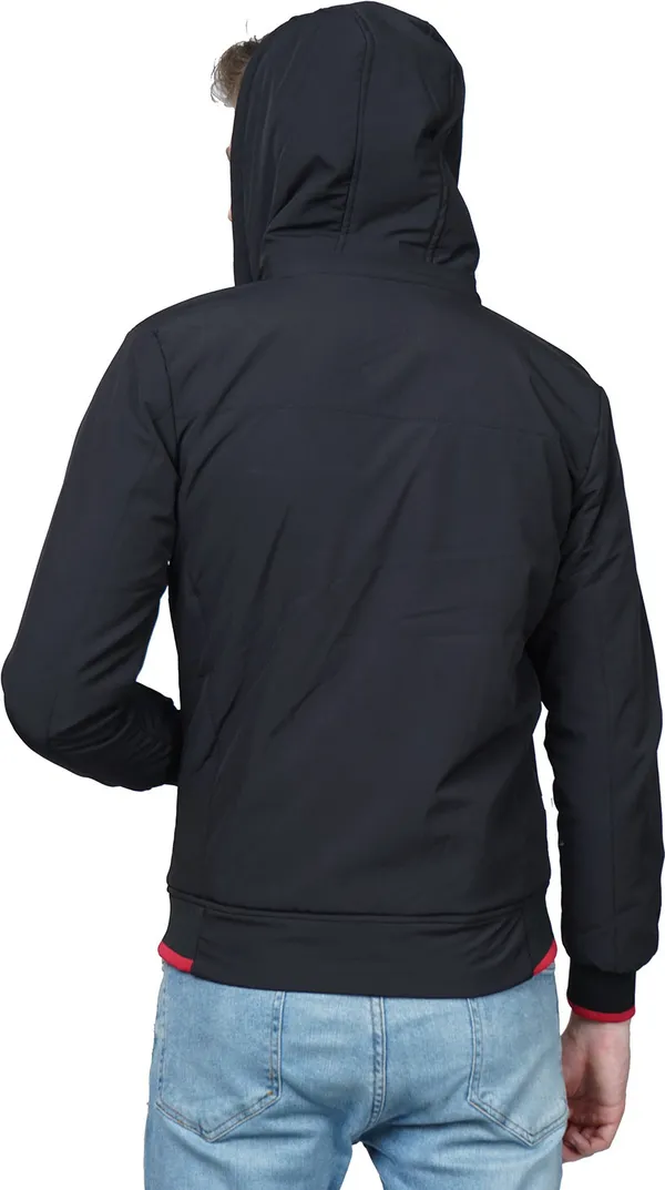 Black_Polyester_Casual_Jacket_For_Men
