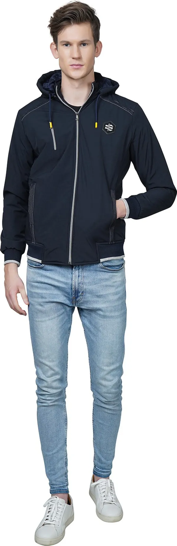Blue_Polyester_Casual_Jacket_For_Men