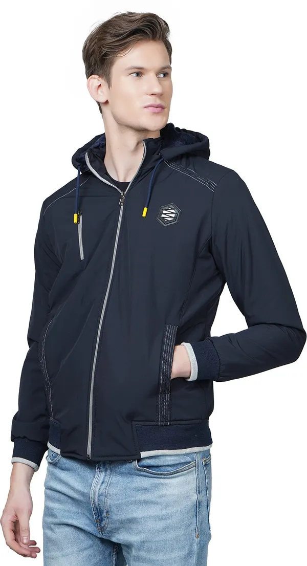 Dark_Blue_&_White_Polyester_Casual_Jacket_For_Men
