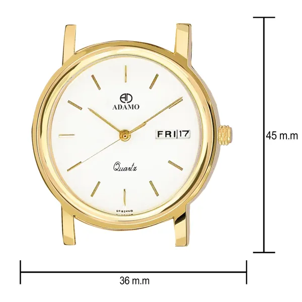 Gold_&_White_Shine_Dial_Day_&_Date_Men_&_Women_Watch