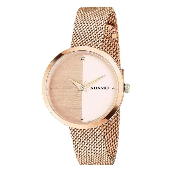 Aritocrat_Rose_Gold_Dial_Round_Shape_Premiun_Women'S_&_Girl'S_Watch