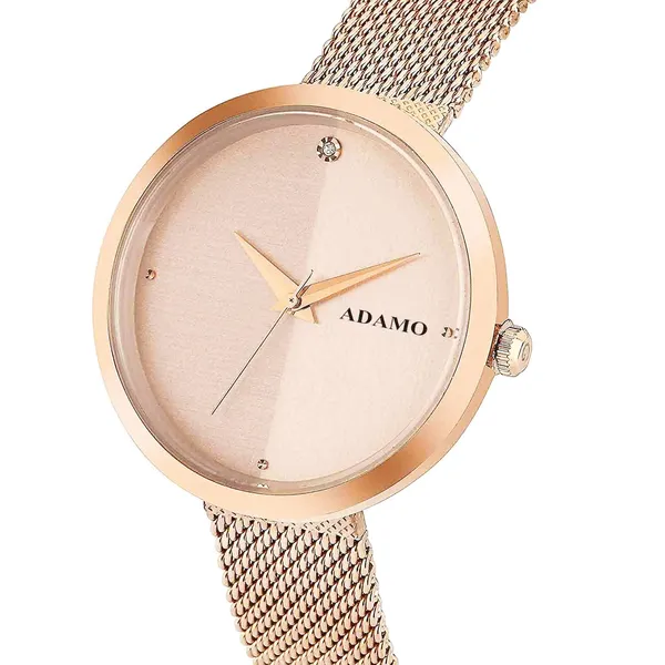 Aritocrat_Rose_Gold_Dial_Round_Shape_Premiun_Women'S_&_Girl'S_Watch