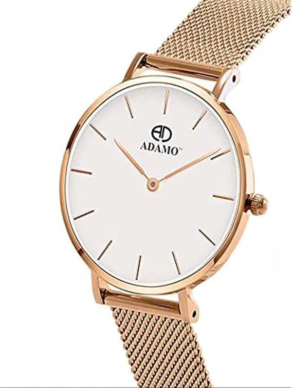 White_&_Rose_&_Gold_Aritocrat__Dial_Women_&_Girls_Watch