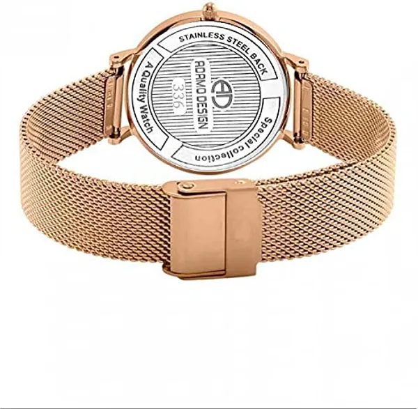 White_&_Rose_&_Gold_Aritocrat__Dial_Women_&_Girls_Watch