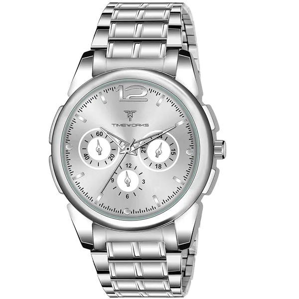 Timeworks_Designer_White_Dial_Men'S_&_Boy'S_Watch