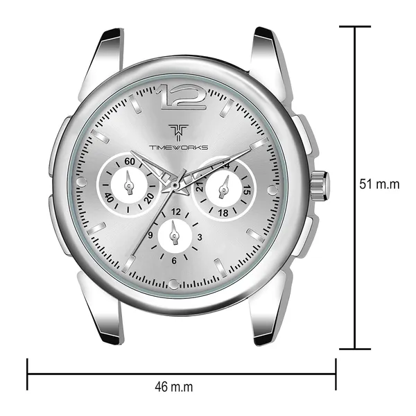 Timeworks_Designer_White_Dial_Men'S_&_Boy'S_Watch