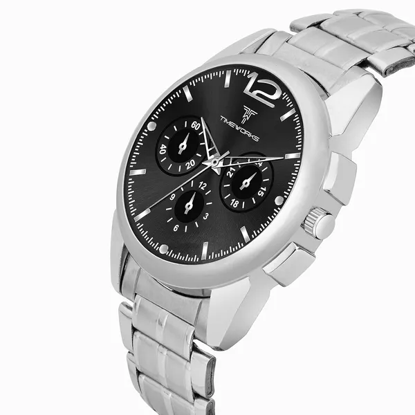 Timeworks_Designer_Black_Dial_Men'S_&_Boy'S_Watch