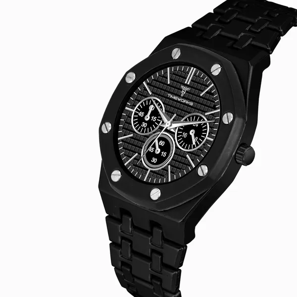 Timeworks_Designer_Black_Dial_With_Black_Chain_Men'S_&_Boy'S_Watch