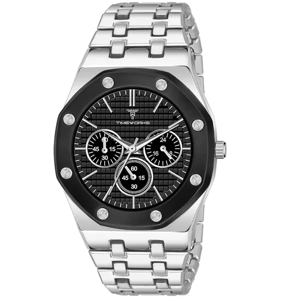 Timeworks_Designer_Black_Dial_Men'S_&_Boy'S_Watch
