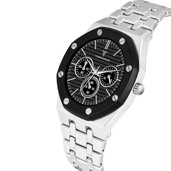 Timeworks_Designer_Black_Dial_Men'S_&_Boy'S_Watch