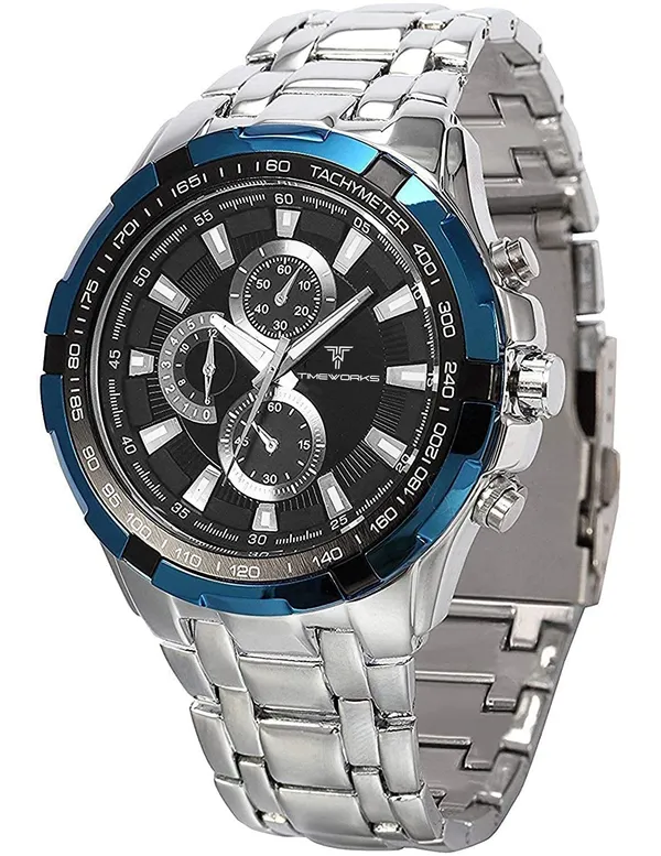 Timeworks_Designer_Black_Dial_Men'S_&_Boy'S_Watch