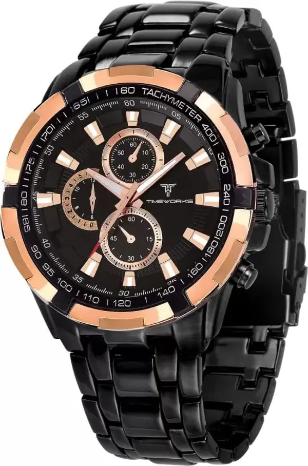 Timeworks_Designer_Black_Dial_Men'S_&_Boy'S_Watch