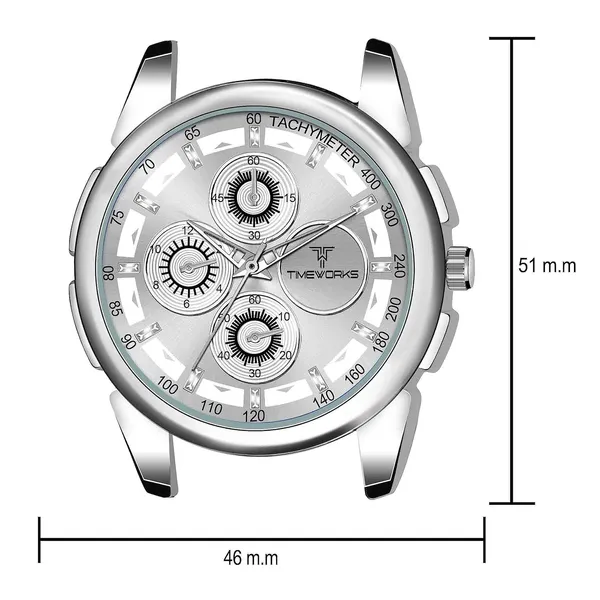 Timeworks_Designer_White_Dial_Men'S_&_Boy'S_Watch